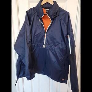 Y2K Vtg 90's NIKE PULLOVER WINDBREAKER 1/2‎ Zip JACKET MENS Sz L Center Swoosh